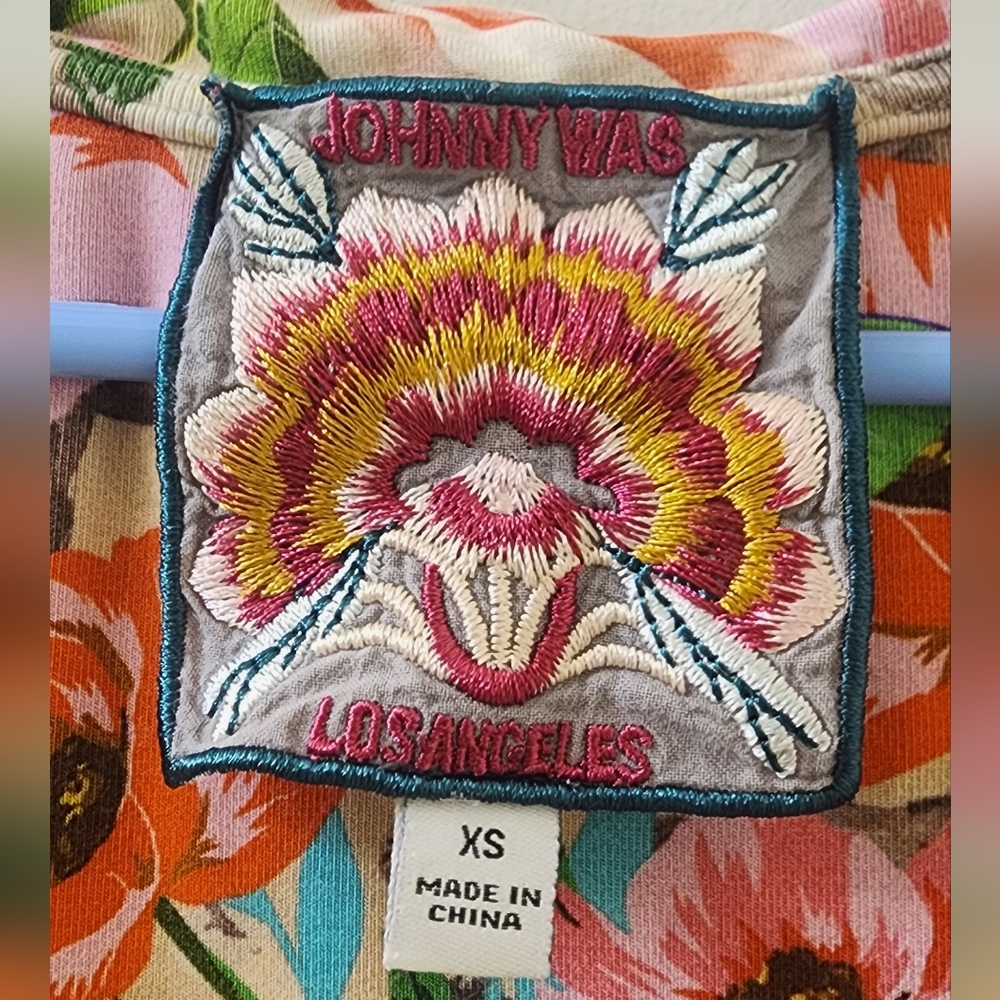 Johnny Was Floral Print Women's Top,‎ Size Extra Small. - Picture 4 of 9